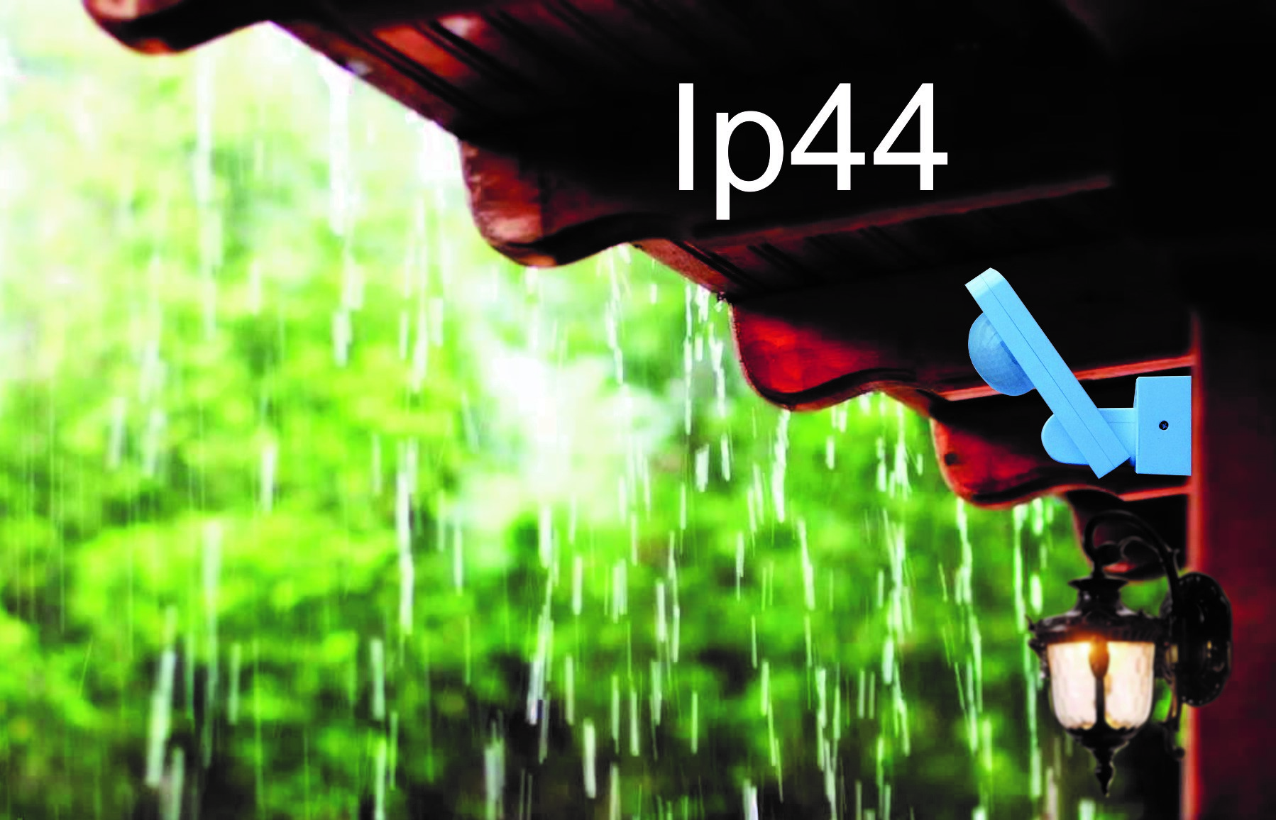 Chỉ số IP44 có thể chống thấm nước và chống bụi