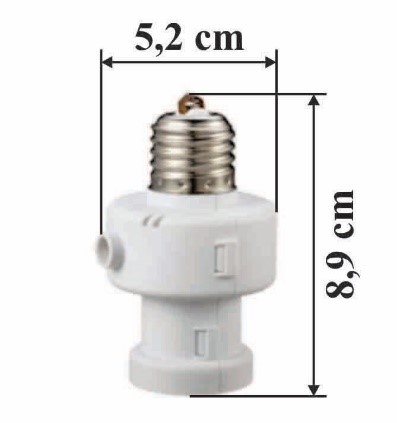 Kích thước đui đèn cảm biến LSE27-TIME